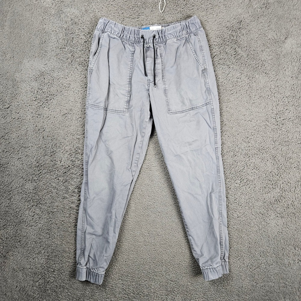 Old Navy Mens Modern Jogger Built-In Flex Gray Elastic Waist Pants Size Medium
